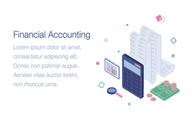 办公场景创意插画