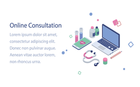 办公场景创意插画