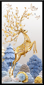 新中式玄关背景