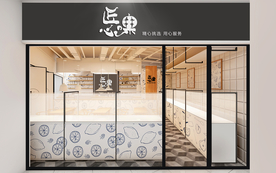 门头样机 方通门头 楼体样机