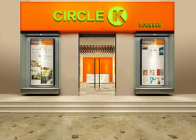 门头样机 方通门头 楼体样机