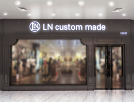 门头样机 方通门头 楼体样机