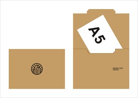 文件袋样机矢量效果图