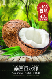 泰国香水椰子海报