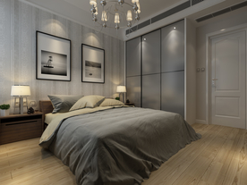 家装壁纸挂画展示空间效果图