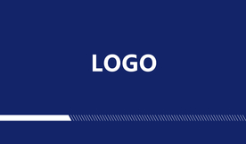 企业高端蓝色名片设计模板