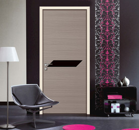 铝木生态门背景