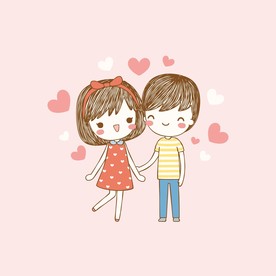 卡通情侣头像