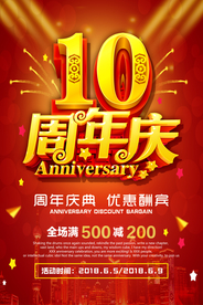 周年庆海报