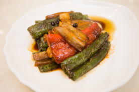 虎皮尖椒炒咸肉