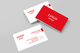 红色名片