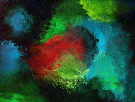 油画色彩纹理背景