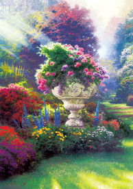 高清油画喷绘素材托马斯风景