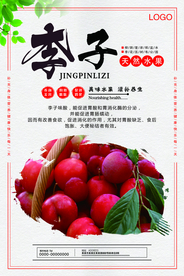 水果李子宣传单