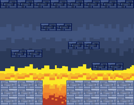 复古像素风游戏场景插画