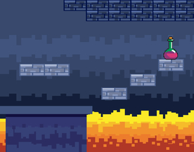 复古像素风游戏场景插画