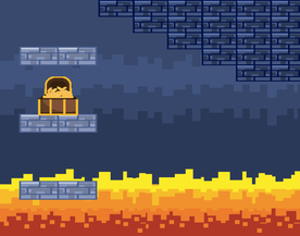 复古像素风游戏场景插画