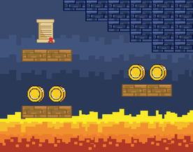 复古像素风游戏场景插画