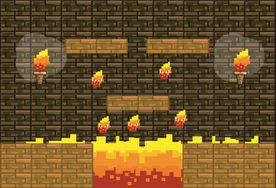 复古像素风游戏场景插画