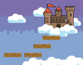 复古像素风游戏场景插画