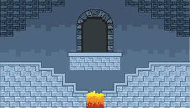 复古像素风游戏场景插画