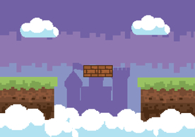 复古像素风游戏场景插画