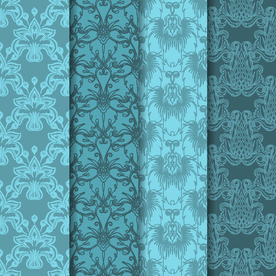 无缝印花花纹背景