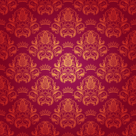 无缝印花花纹背景