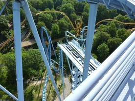 过山车惊险刺激图片