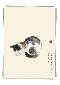 猫 水墨画