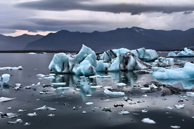 冰川寒冰极地冰块图片