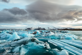 冰川寒冰极地冰块图片