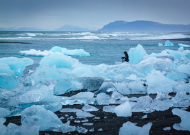 冰川寒冰极地冰块图片
