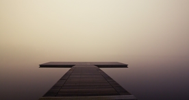 河岸码头唯美图片