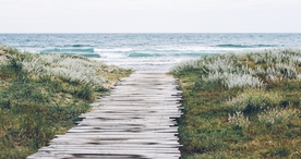 沙滩海岸唯美图片