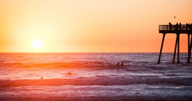 沙滩海岸唯美图片