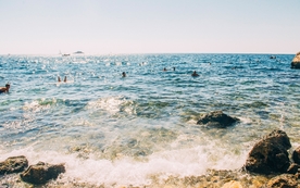 沙滩海岸唯美图片