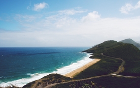 沙滩海岸唯美图片