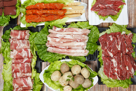 火锅牛肉卷图片