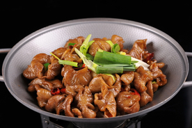 干锅肥肠美味图片