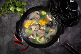 羊肉汤羊肉泡图片