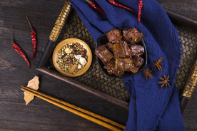 鸭脖香辣美味图片