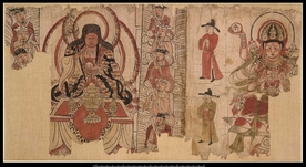 敦煌风格绘画图案