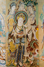 敦煌风格绘画图案