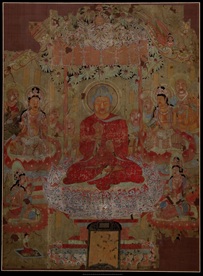 敦煌风格绘画图案