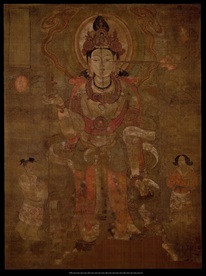 敦煌风格绘画图案