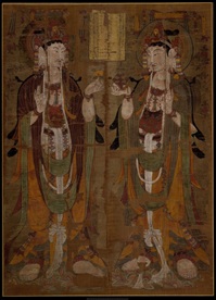 敦煌风格绘画图案