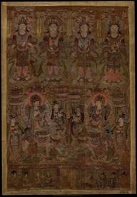 敦煌风格绘画图案