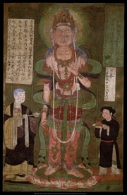 敦煌风格绘画图案