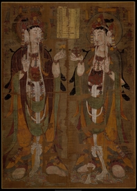 敦煌风格绘画图案